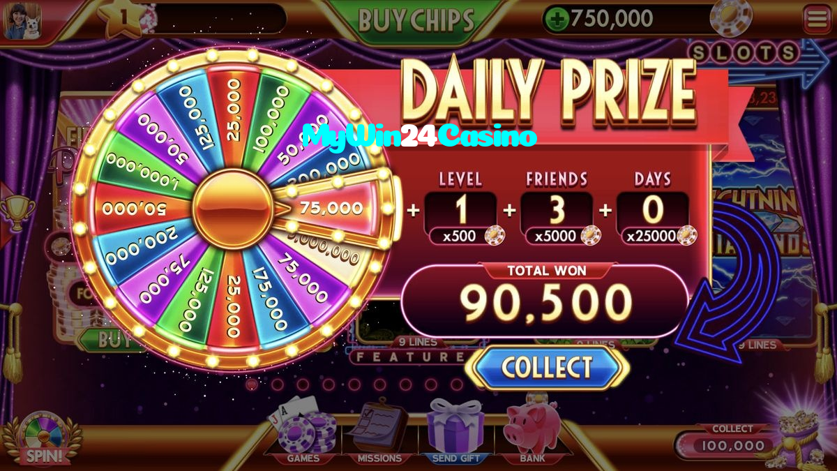 MyWin24Casino casino presented on mobile device in Pakistan with slots and live games